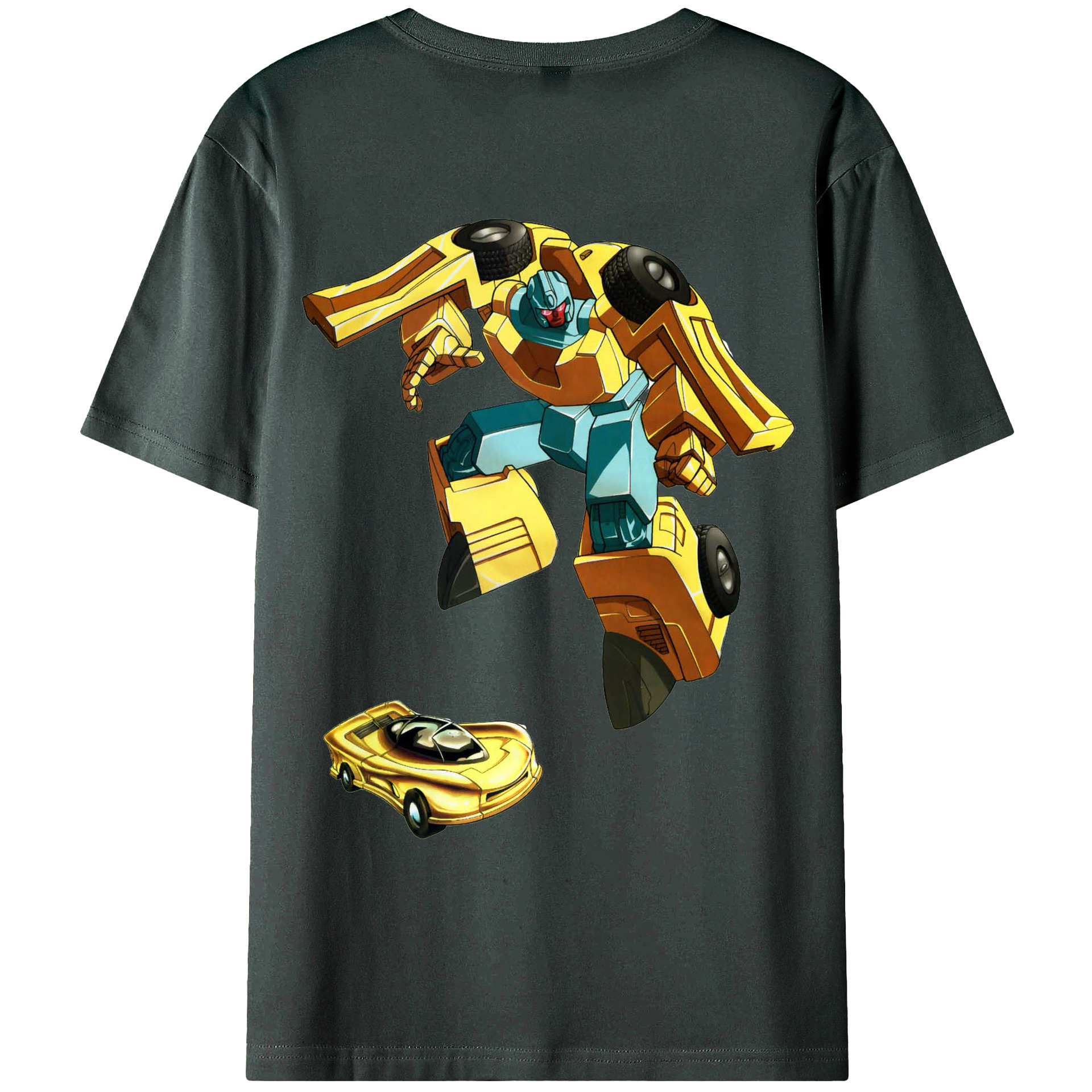 （画像用）  綿100％ メンズ半袖Tシャツ（バックプリント） 通気性